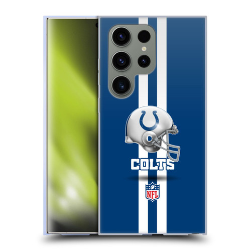 NFL Indianapolis Colts Logo Helmet Soft Gel Case for Samsung Galaxy S24 Ultra 5G