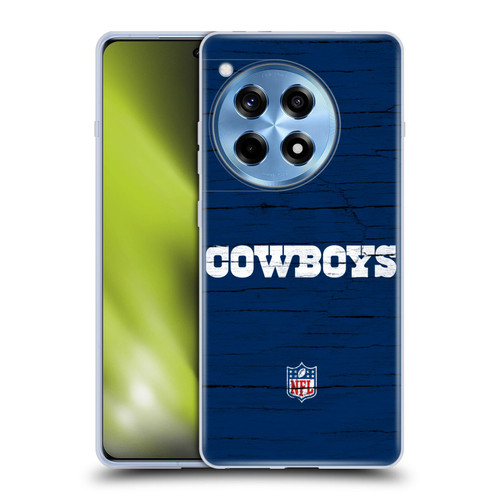 NFL Dallas Cowboys Logo Distressed Look Soft Gel Case for OnePlus 12R