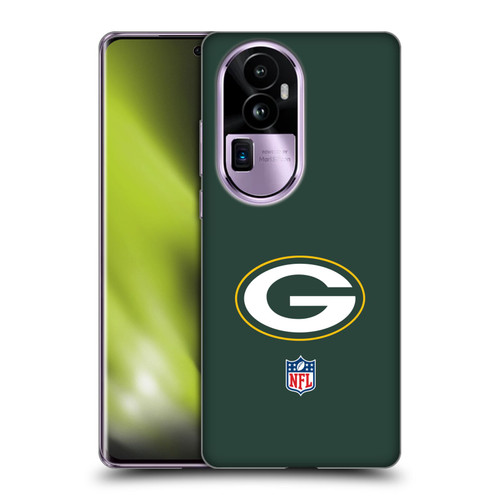 NFL Green Bay Packers Logo Plain Soft Gel Case for OPPO Reno10 Pro+