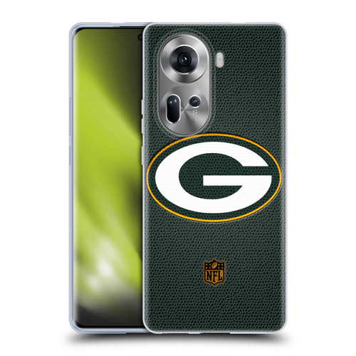 NFL Green Bay Packers Logo Football Soft Gel Case for OPPO Reno11