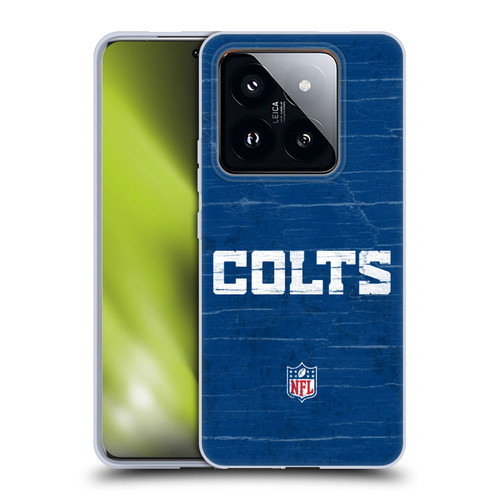 NFL Indianapolis Colts Logo Distressed Look Soft Gel Case for Xiaomi 14 Pro