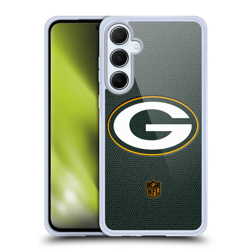 NFL Green Bay Packers Logo Football Soft Gel Case for Samsung Galaxy A55 5G