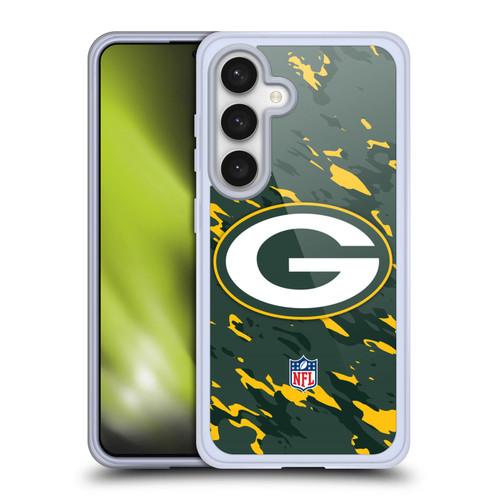 NFL Green Bay Packers Logo Camou Soft Gel Case for Samsung Galaxy S24 5G & MagSafe