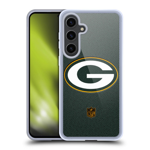 NFL Green Bay Packers Logo Football Soft Gel Case for Samsung Galaxy S24+ 5G & MagSafe