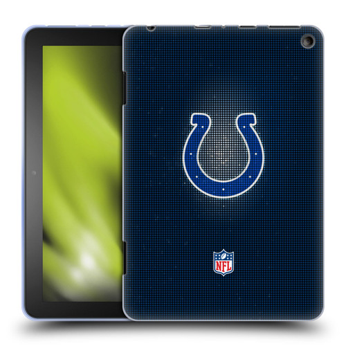 NFL Indianapolis Colts Artwork LED Soft Gel Case for Amazon Fire HD 8/Fire HD 8 Plus 2020