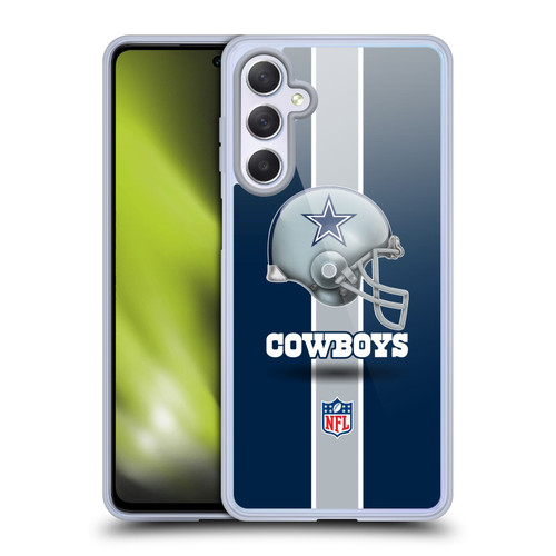 NFL Dallas Cowboys Logo Helmet Soft Gel Case for Samsung Galaxy M54 5G