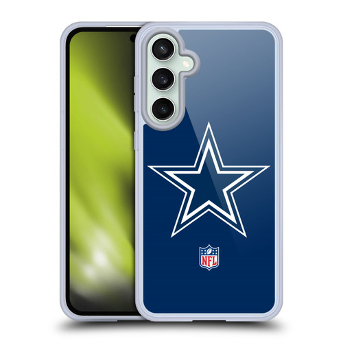 NFL Dallas Cowboys Logo Plain Soft Gel Case for Samsung Galaxy S23 FE 5G