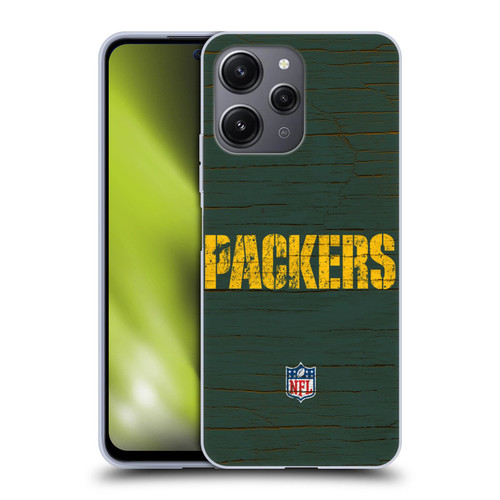 NFL Green Bay Packers Logo Distressed Look Soft Gel Case for Xiaomi Redmi 12