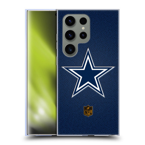 NFL Dallas Cowboys Logo Football Soft Gel Case for Samsung Galaxy S24 Ultra 5G