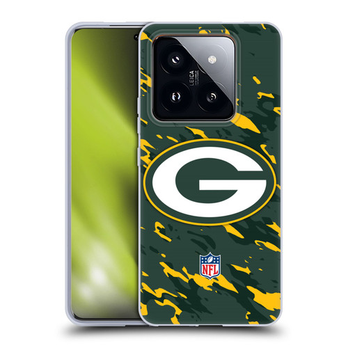NFL Green Bay Packers Logo Camou Soft Gel Case for Xiaomi 14 Pro