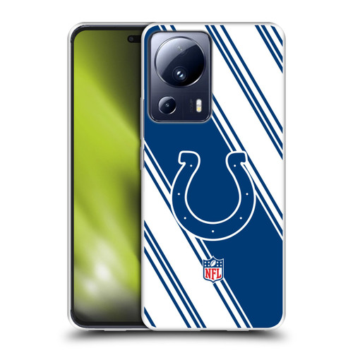 NFL Indianapolis Colts Artwork Stripes Soft Gel Case for Xiaomi 13 Lite 5G