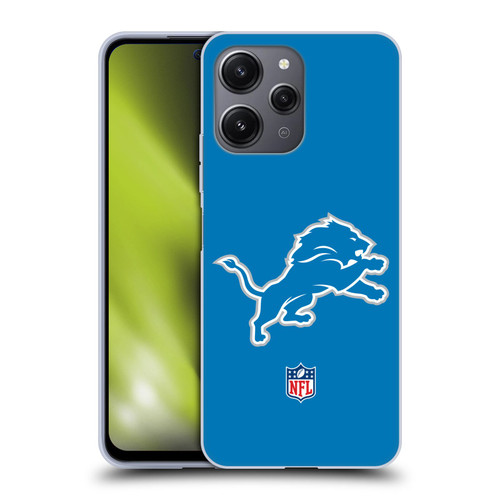 NFL Detroit Lions Logo Plain Soft Gel Case for Xiaomi Redmi 12