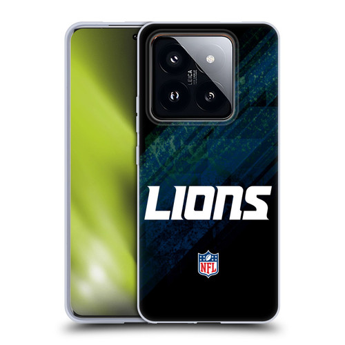 NFL Detroit Lions Logo Blur Soft Gel Case for Xiaomi 14 Pro