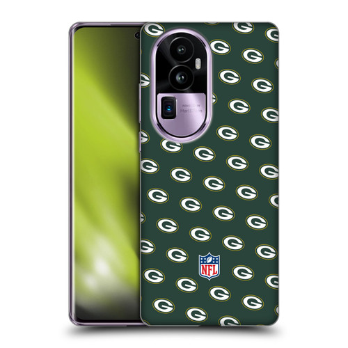NFL Green Bay Packers Artwork Patterns Soft Gel Case for OPPO Reno10 Pro+