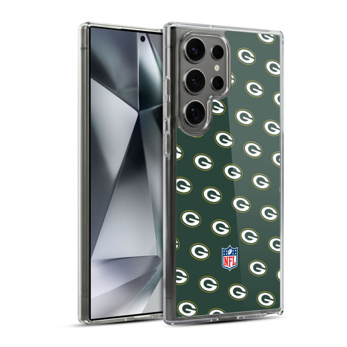 NFL Green Bay Packers Artwork Patterns Soft Gel Case for Samsung Galaxy S24 Ultra 5G