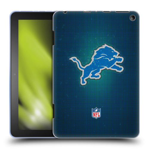 NFL Detroit Lions Artwork LED Soft Gel Case for Amazon Fire HD 8/Fire HD 8 Plus 2020