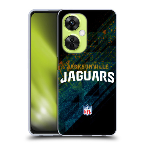 NFL Jacksonville Jaguars Logo Blur Soft Gel Case for OnePlus Nord CE 3 Lite 5G
