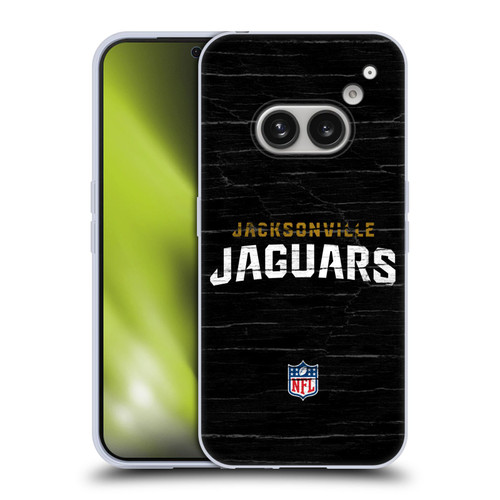 NFL Jacksonville Jaguars Logo Distressed Look Soft Gel Case for Nothing Phone (2a)