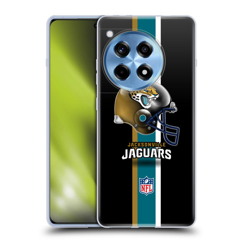 NFL Jacksonville Jaguars Logo Helmet Soft Gel Case for OnePlus 12R