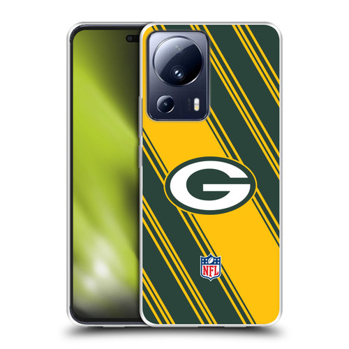 NFL Green Bay Packers Artwork Stripes Soft Gel Case for Xiaomi 13 Lite 5G