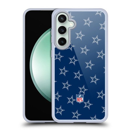 NFL Dallas Cowboys Artwork Patterns Soft Gel Case for Samsung Galaxy S23 FE 5G