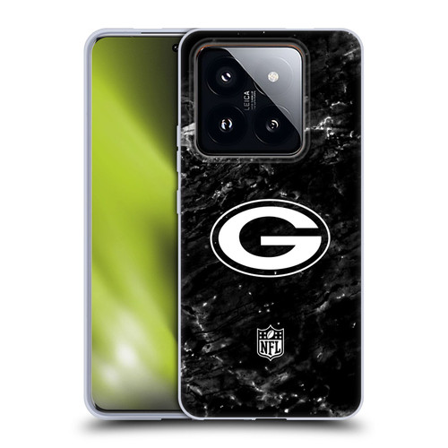 NFL Green Bay Packers Artwork Marble Soft Gel Case for Xiaomi 14 Pro