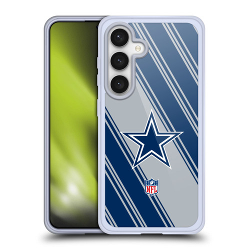 NFL Dallas Cowboys Artwork Stripes Soft Gel Case for Samsung Galaxy S24 5G