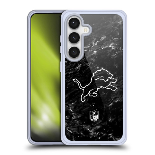 NFL Detroit Lions Artwork Marble Soft Gel Case for Samsung Galaxy S24 5G