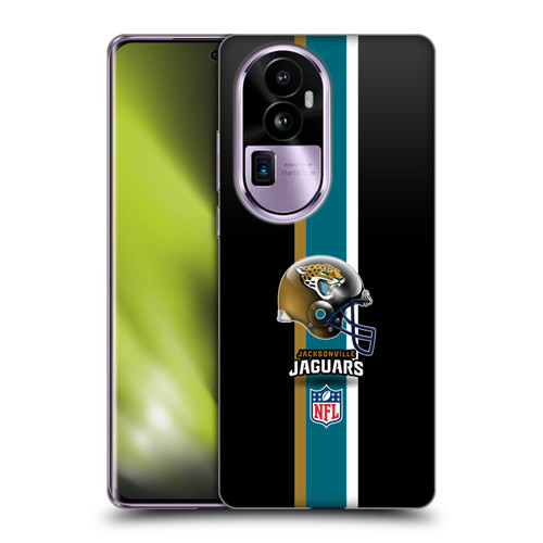 NFL Jacksonville Jaguars Logo Helmet Soft Gel Case for OPPO Reno10 Pro+