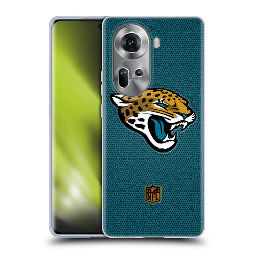 NFL Jacksonville Jaguars Logo Football Soft Gel Case for OPPO Reno11