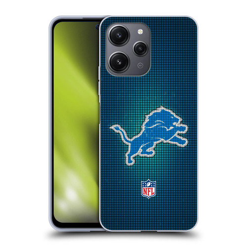 NFL Detroit Lions Artwork LED Soft Gel Case for Xiaomi Redmi 12