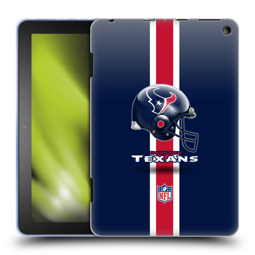 NFL Houston Texans Logo Helmet Soft Gel Case for Amazon Fire HD 8/Fire HD 8 Plus 2020