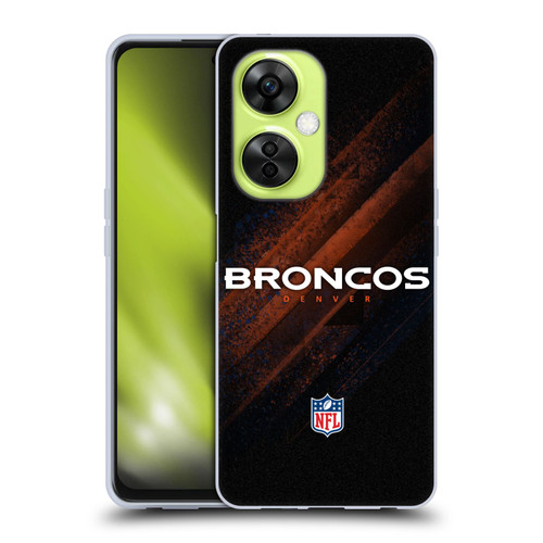 NFL Denver Broncos Logo Blur Soft Gel Case for OnePlus Nord CE 3 Lite 5G