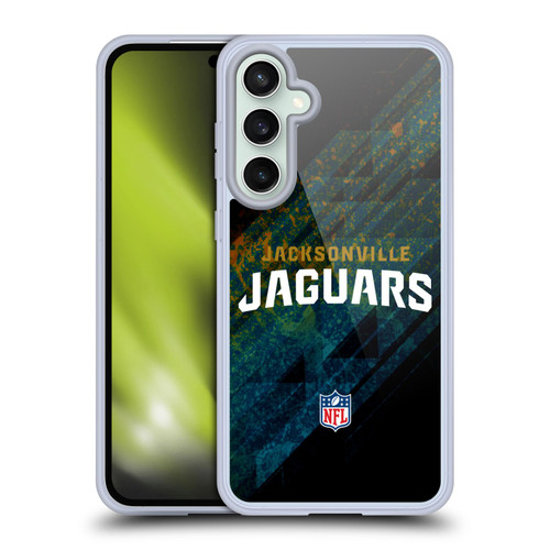 NFL Jacksonville Jaguars Logo Blur Soft Gel Case for Samsung Galaxy S23 FE 5G
