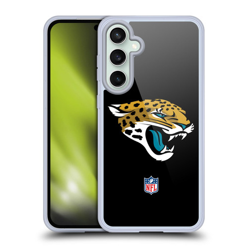 NFL Jacksonville Jaguars Logo Plain Soft Gel Case for Samsung Galaxy S23 FE 5G