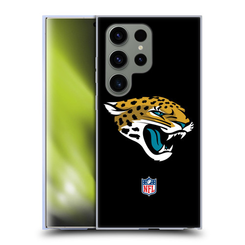 NFL Jacksonville Jaguars Logo Plain Soft Gel Case for Samsung Galaxy S24 Ultra 5G