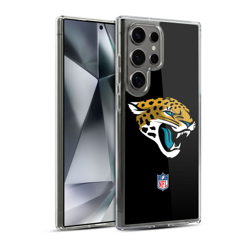 NFL Jacksonville Jaguars Logo Plain Soft Gel Case for Samsung Galaxy S24 Ultra 5G & MagSafe