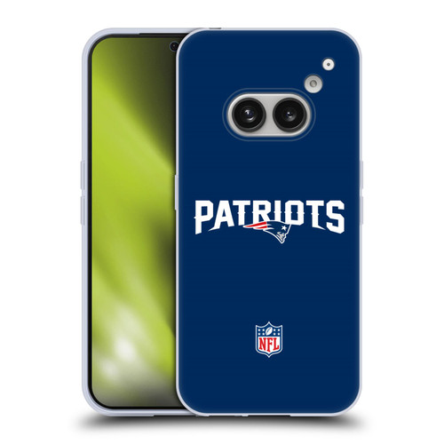 NFL New England Patriots Logo Plain Soft Gel Case for Nothing Phone (2a)