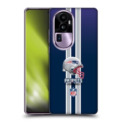 NFL New England Patriots Logo Helmet Soft Gel Case for OPPO Reno10 Pro+