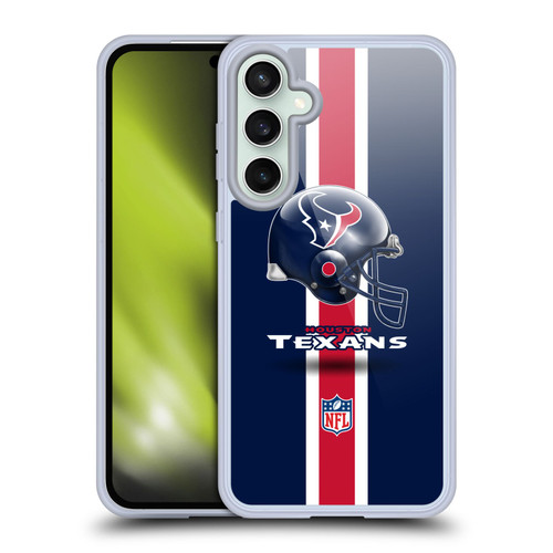 NFL Houston Texans Logo Helmet Soft Gel Case for Samsung Galaxy S23 FE 5G