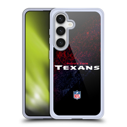 NFL Houston Texans Logo Blur Soft Gel Case for Samsung Galaxy S24 5G