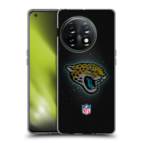 NFL Jacksonville Jaguars Artwork LED Soft Gel Case for OnePlus 11 5G