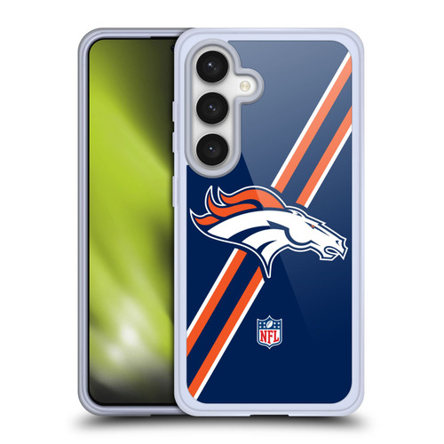NFL Denver Broncos Logo Stripes Soft Gel Case for Samsung Galaxy S24 5G NFL Denver Broncos Logo Stripes Soft Gel Case for Samsung Galaxy S24 5G