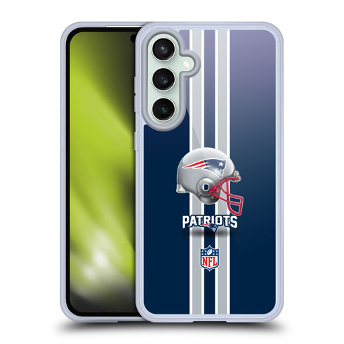 NFL New England Patriots Logo Helmet Soft Gel Case for Samsung Galaxy S23 FE 5G