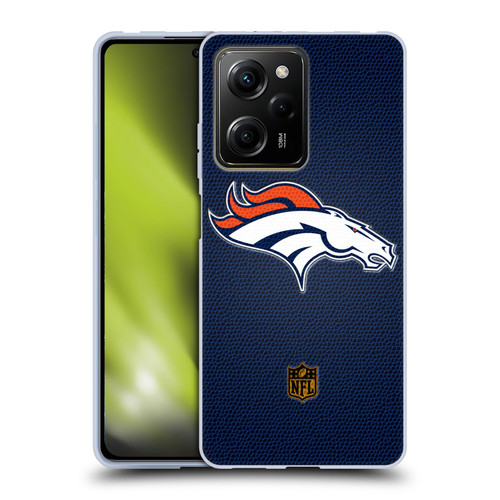 NFL Denver Broncos Logo Football Soft Gel Case for Xiaomi Redmi Note 12 Pro 5G