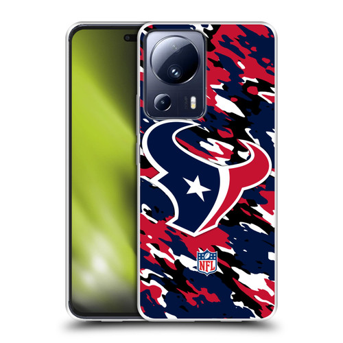 NFL Houston Texans Logo Camou Soft Gel Case for Xiaomi 13 Lite 5G