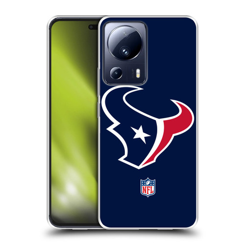 NFL Houston Texans Logo Plain Soft Gel Case for Xiaomi 13 Lite 5G