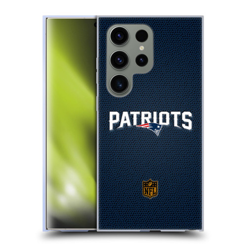 NFL New England Patriots Logo Football Soft Gel Case for Samsung Galaxy S24 Ultra 5G