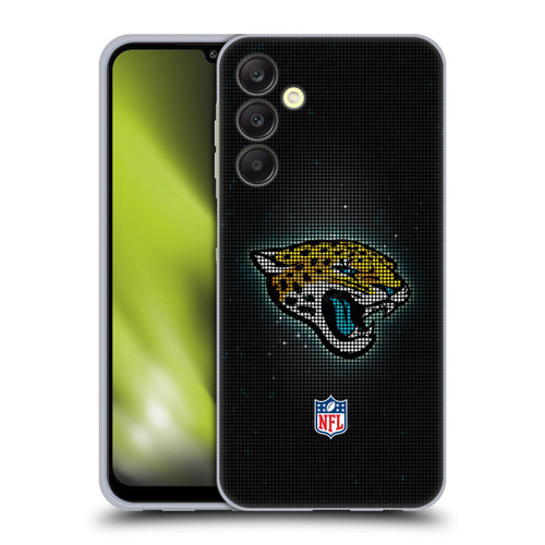 NFL Jacksonville Jaguars Artwork LED Soft Gel Case for Samsung Galaxy A25 5G