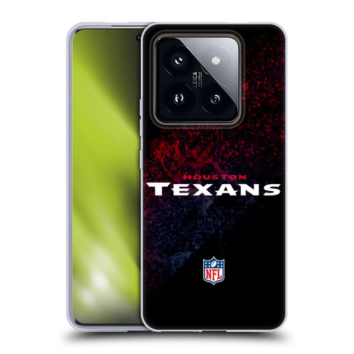 NFL Houston Texans Logo Blur Soft Gel Case for Xiaomi 14 Pro